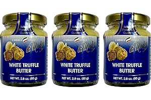 VALUE PACK - White Truffle Butter (Italian Premium Quality), 80g Each, Pack of 3