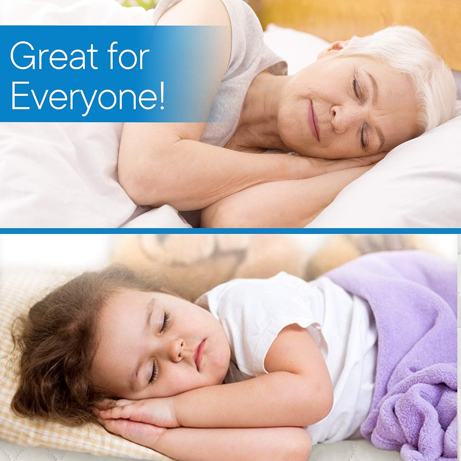 RMS Ultra Soft 4-Layer Washable and Reusable Incontinence Bed Pad - Waterproof Bed Pads, 34"X72": Health & Personal Care