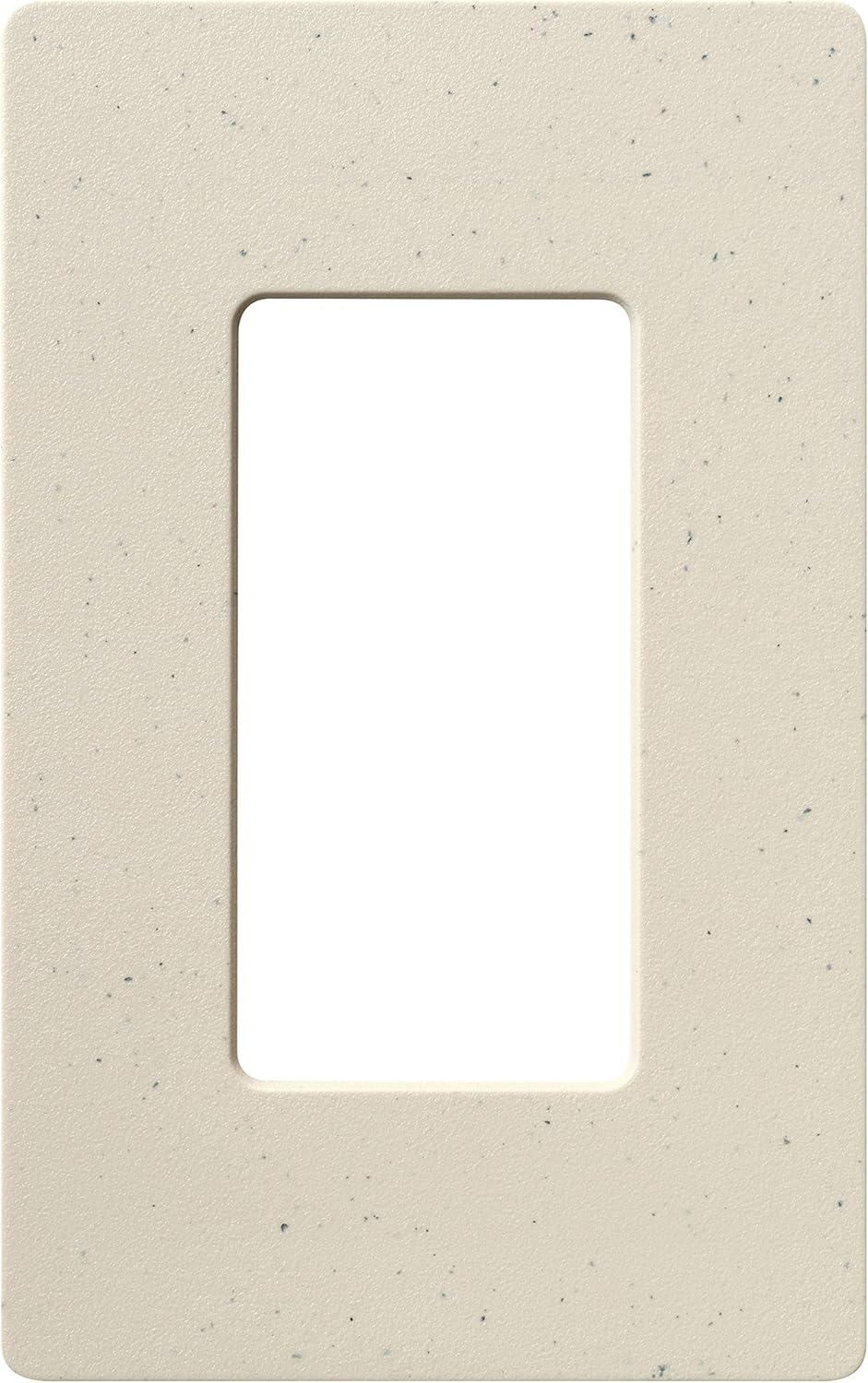 Lutron Claro 1 Gang Decorator Wallplate, CW-1-WH, White - Switch Plates - 
