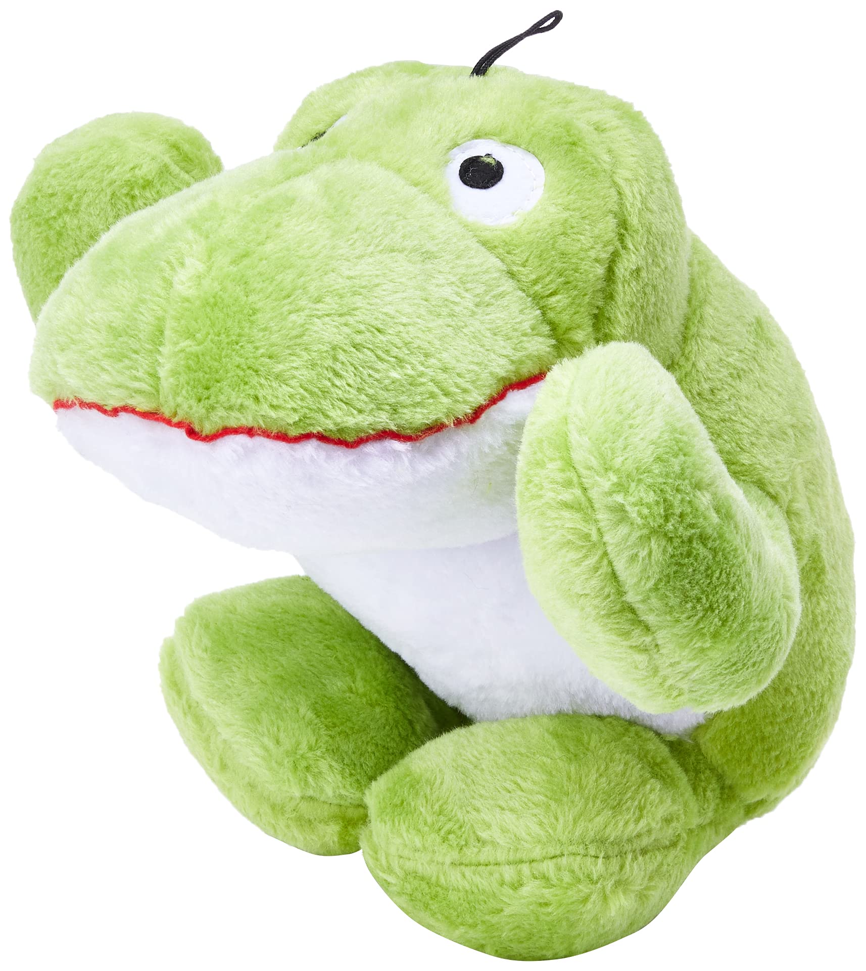 Happy Pet Big Buddie Fritz The Frog Talking Dog Toy Soft Fun Squeaky Interactive Playing Chewing Tugging Durable Washable for Large Medium Small Breeds