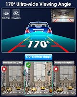 Vtopek Universal 360° Rotatable 170° Wide Angle Reverse Camera Opel Astra Corsa view 4