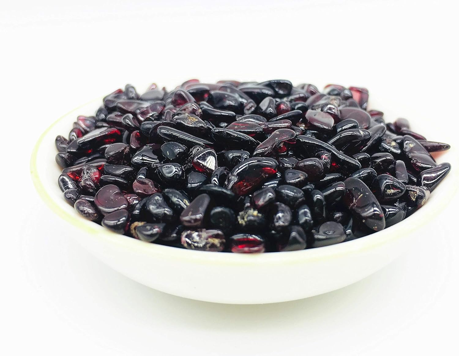 Xinxingshuo 1 lb Garnet Small Tumbled Chips Crushed Stone Healing Reiki Crystal Jewelry Making Home Decoration (Garnet): Jewelry