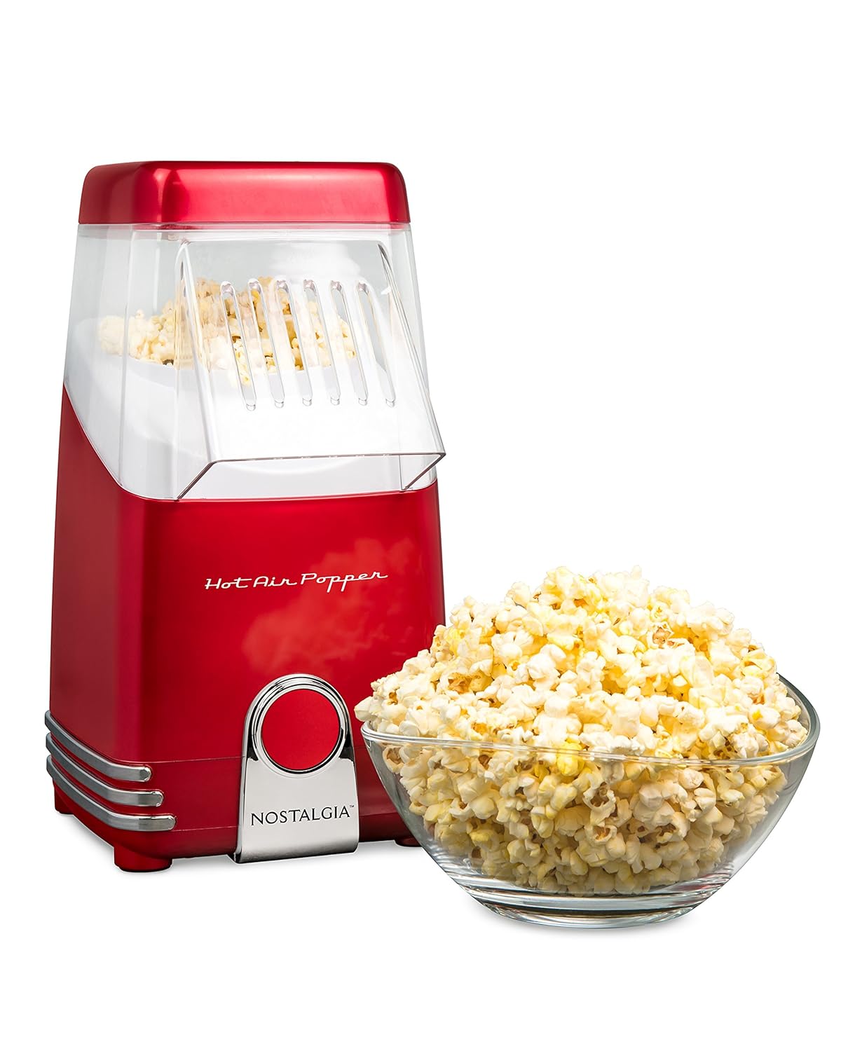 Amazon.com: Nostalgia hap8rr palomitero de aire caliente ...
