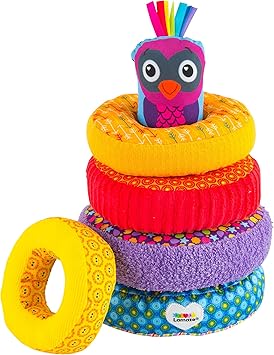 LAMAZE - Rainbow Stacking Rings Toy 
