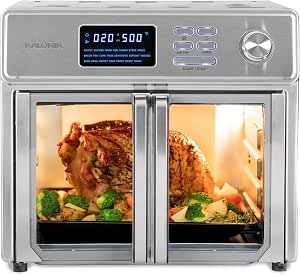 Horno Eléctrico Max Kalorik 25 Litros Puertas de Vidrio - Quien tiene el  mejor precio? - Nau
