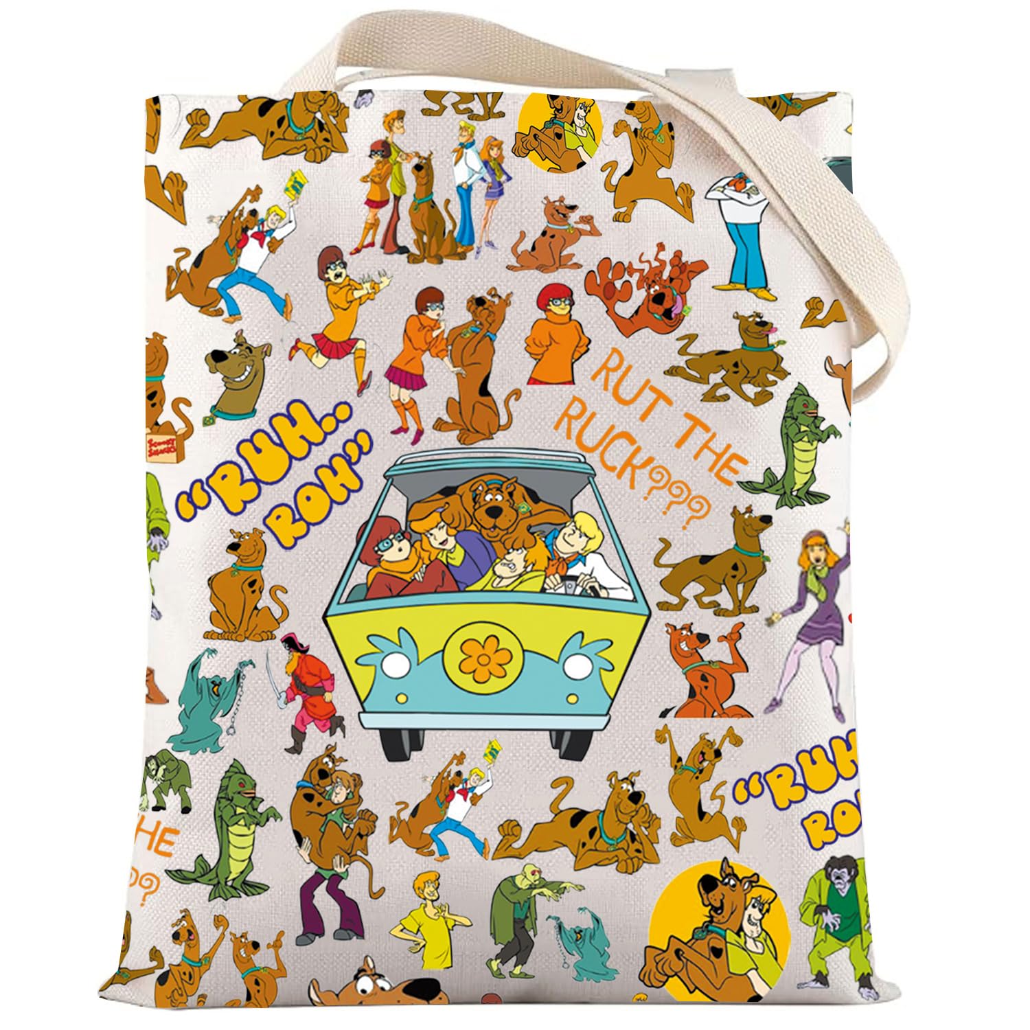 Ruh Roh TG Cartoon Dog Makeup Zipper Pouch Bag - Movie Fans Gift, Tote Bag — image 1