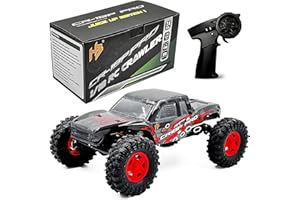 Helidirect HobbyPlus 1/18 RC Crawler - CR-18P PRO Brushless Juice Up Edition RTR w HBW Electronics, 2.4GHz 4CH TX - Remote Control Crawler, RC Rock 1/18 Full Lock 4WD Off-Road for Adults - Red
