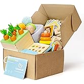 Woodtoe Montessori Toys for 1+ Year Old, Wooden Baby Learning Toys, Object Permanence Box, Color Sorting Sensory Toy, Toddler Fine Motor Skills Game, Educational Christmas Toys for Boy Girl Growth