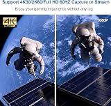 VIXLW 4K HDMI USB 3.0 Video Game Capture Card 1080P 60fps Live Stream PC PS5 view 4