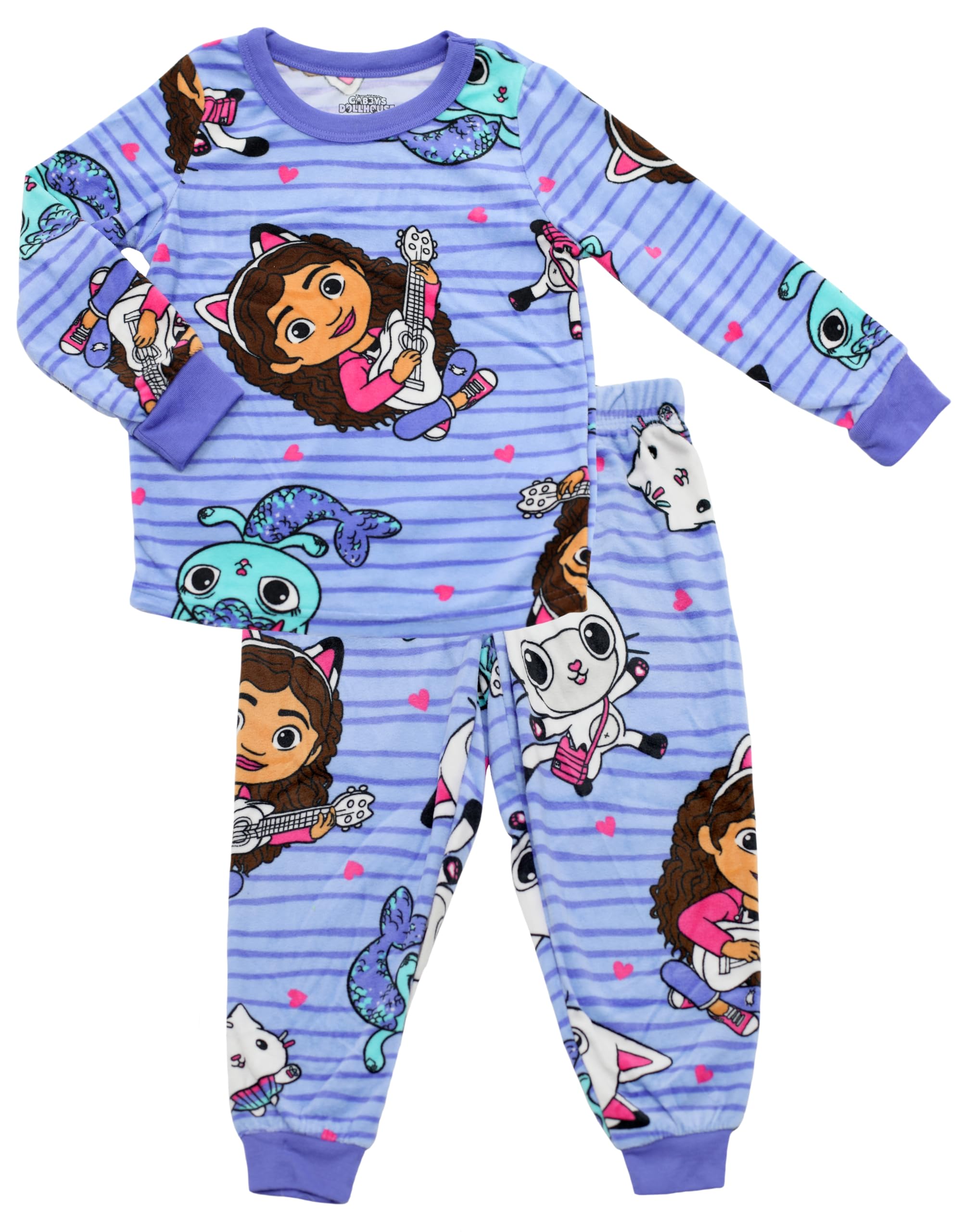 Gabby's Dollhouse Soft Fleece 2 Piece Pj Set