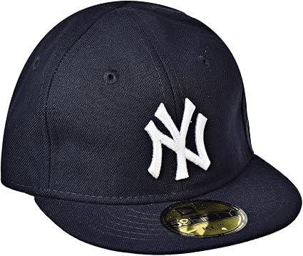 navy blue ny fitted cap