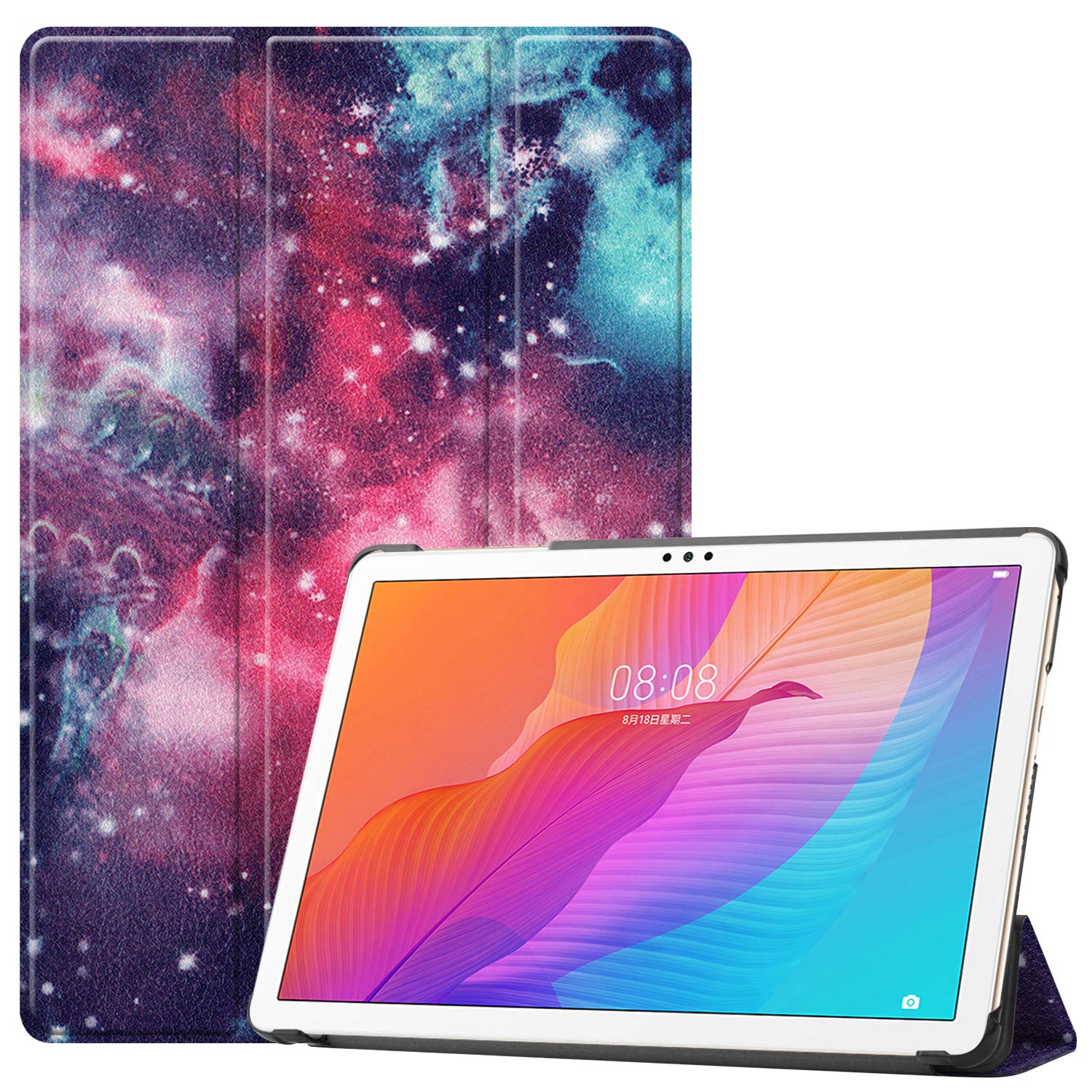 Lobwerk Protective Case for Huawei Honor Tablet 6/MatePad T10/T10S 10.1 Inch Slim Case with Stand Function and Auto Sleep/Wake Function