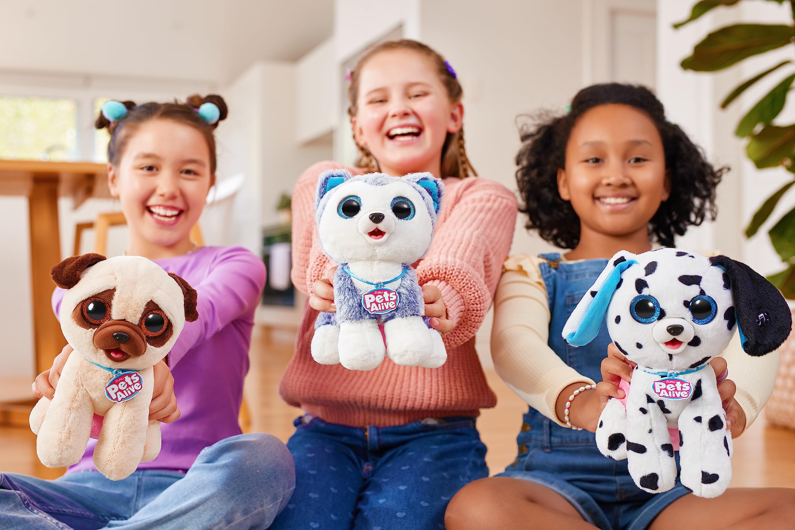 Pets Alive Pooping Puppies (Pug) by ZURU Surprise Puppy Plush, Ultra Soft Plushies, Interactive Toy Pets, Electronic Pet Puppy for Girls and Children