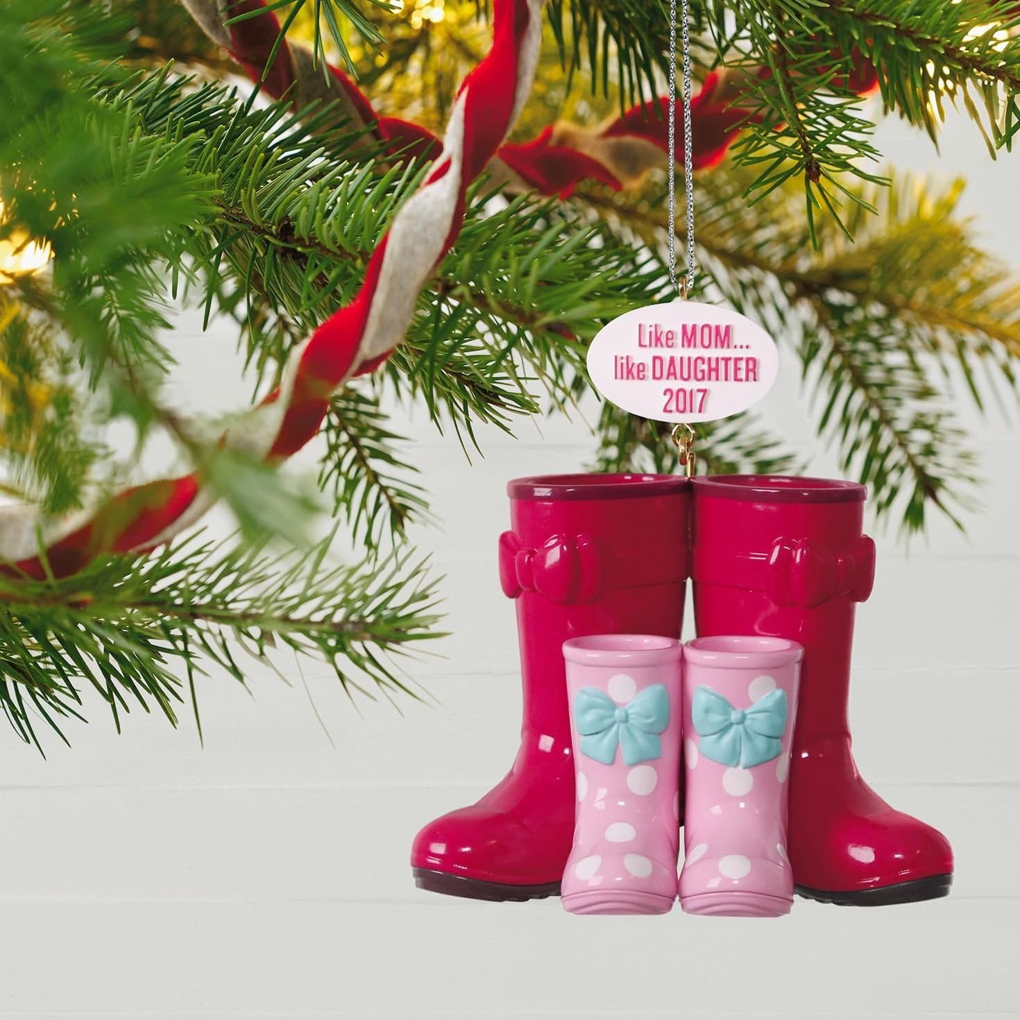 like mom like daughter ornament