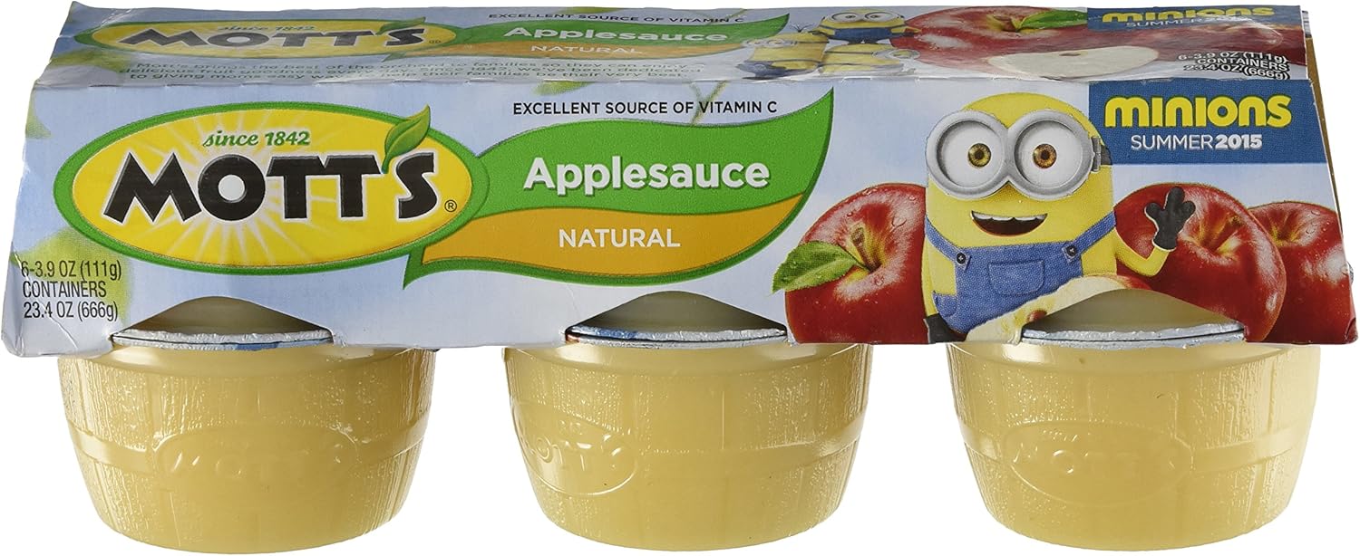 √ Motts Organic Applesauce Calories