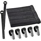 100 PCS 6 Inch Cable Ties for Cord Management – Reusable Zip Ties, Cable Organizer & Wire Organizer Straps for Wire Managemen