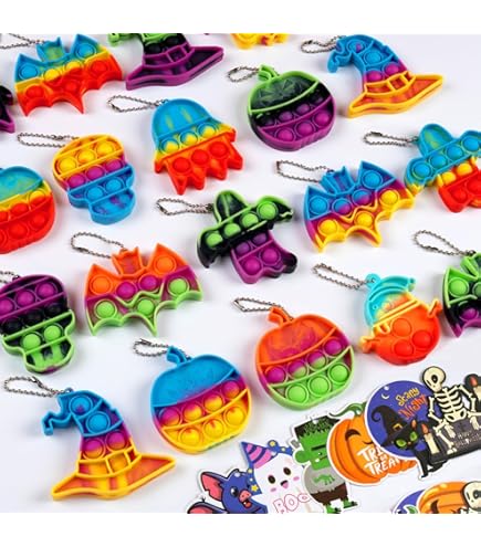 thumbnail image 2 of 24Pcs Halloween Mini Pop, Halloween Party Favors, Pop Fidget 2 of 11