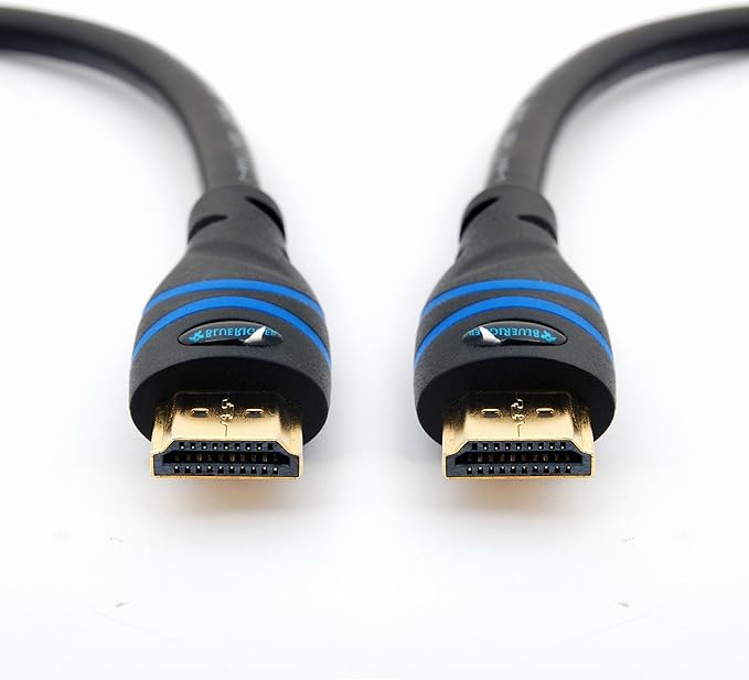 BlueRigger Câble HDMI Haute Vitesse de Base 2 m (6.6 Pieds) Prise en