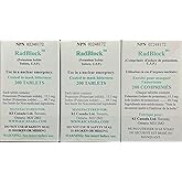 3 Pack RadBlock 200 Coated Scored Potassium Iodide Tablets - Health Canada NPN #02248172 - Expire 2037