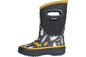 OAKI Kid's Neoprene Rain Boots, Snow Boots, Muck Boots