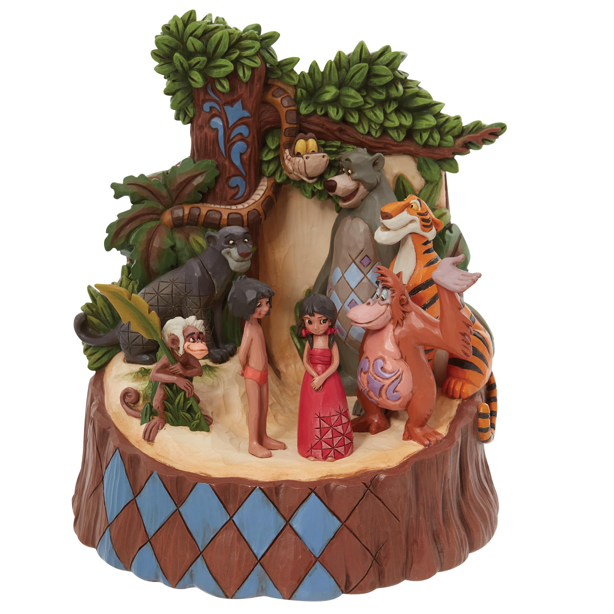 Enesco Jungle Book Carved by Heart Figurine - Disney Traditions by Jim Shore, height 0 cm, Multicolour