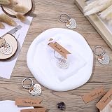 Partideal Thank You Keychain Gifts 10 Pcs Organza Bags & Cards Set view 3