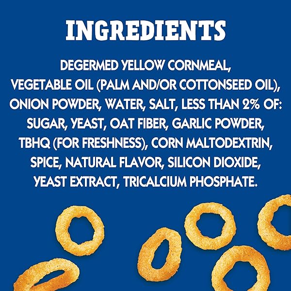 ANDY CAPP’S BEER BATTERED ONION RINGS BAKED OAT AND CORN SNACKS, 2 OZ