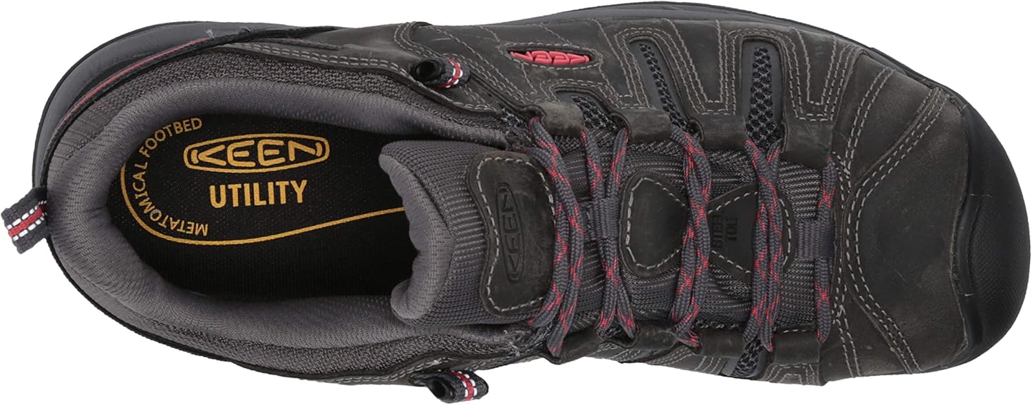 KEEN Utility Womens Flint Ii Low Steel Toe Non Slip Work Shoe