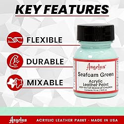 Angelus Acrylic Leather Paint for Purse Leather