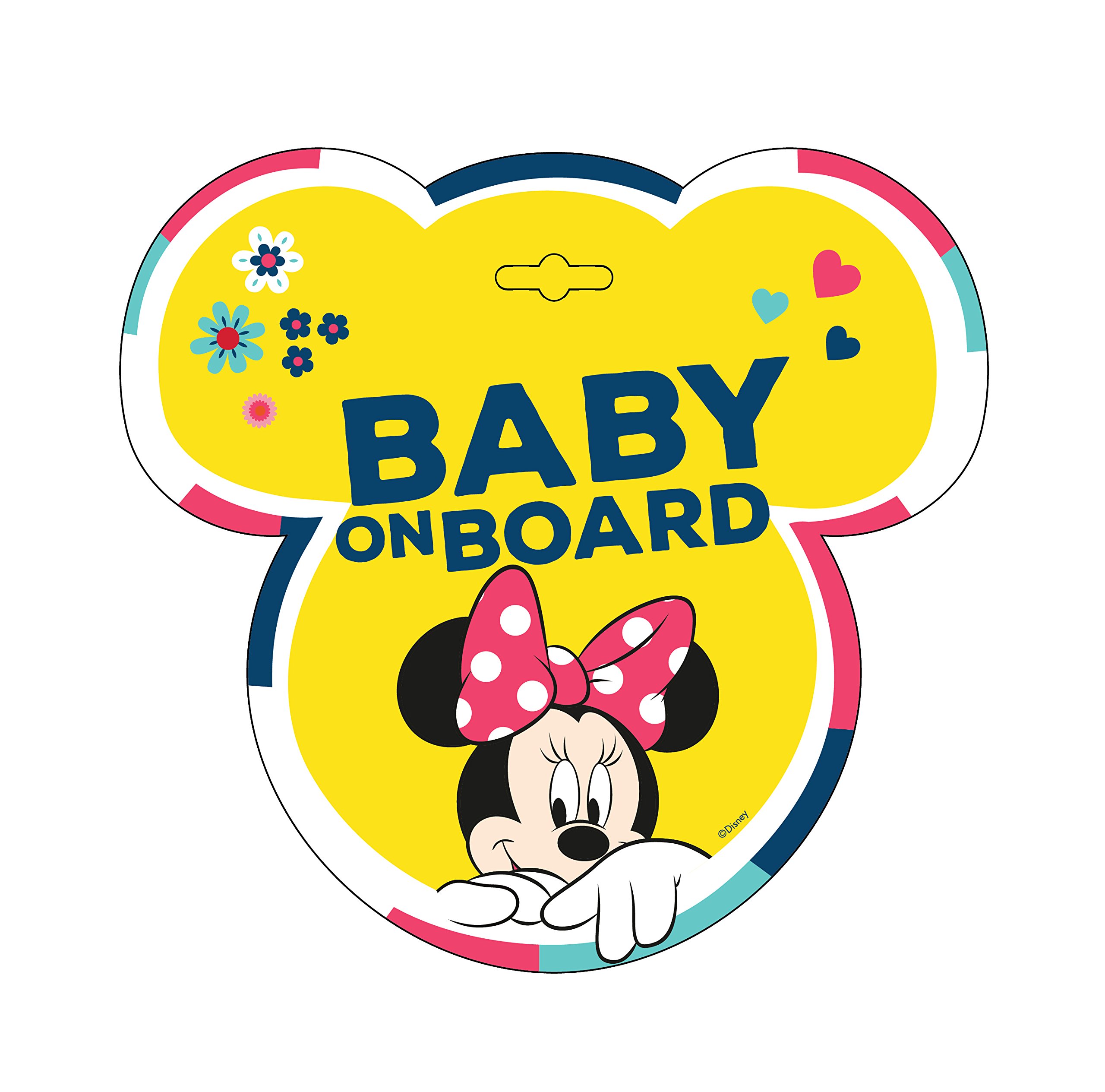 Disney Baby On Board Minnie 9613 Board with Suction Cup Hook