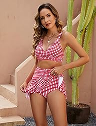Blooming Jelly Women's High Waisted Bikini Sets