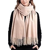 Achillea Warm Cashmere-Feel Winter Scarf for Women– Pashmina Shawl Wrap for Daily Wear, Travel & Cold Weather