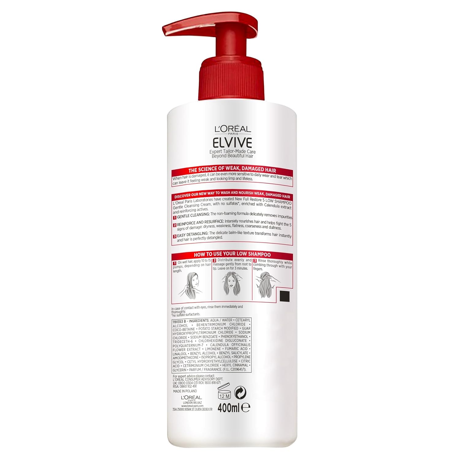 Champu sin sulfato de loreal Champú sin sulfatos para