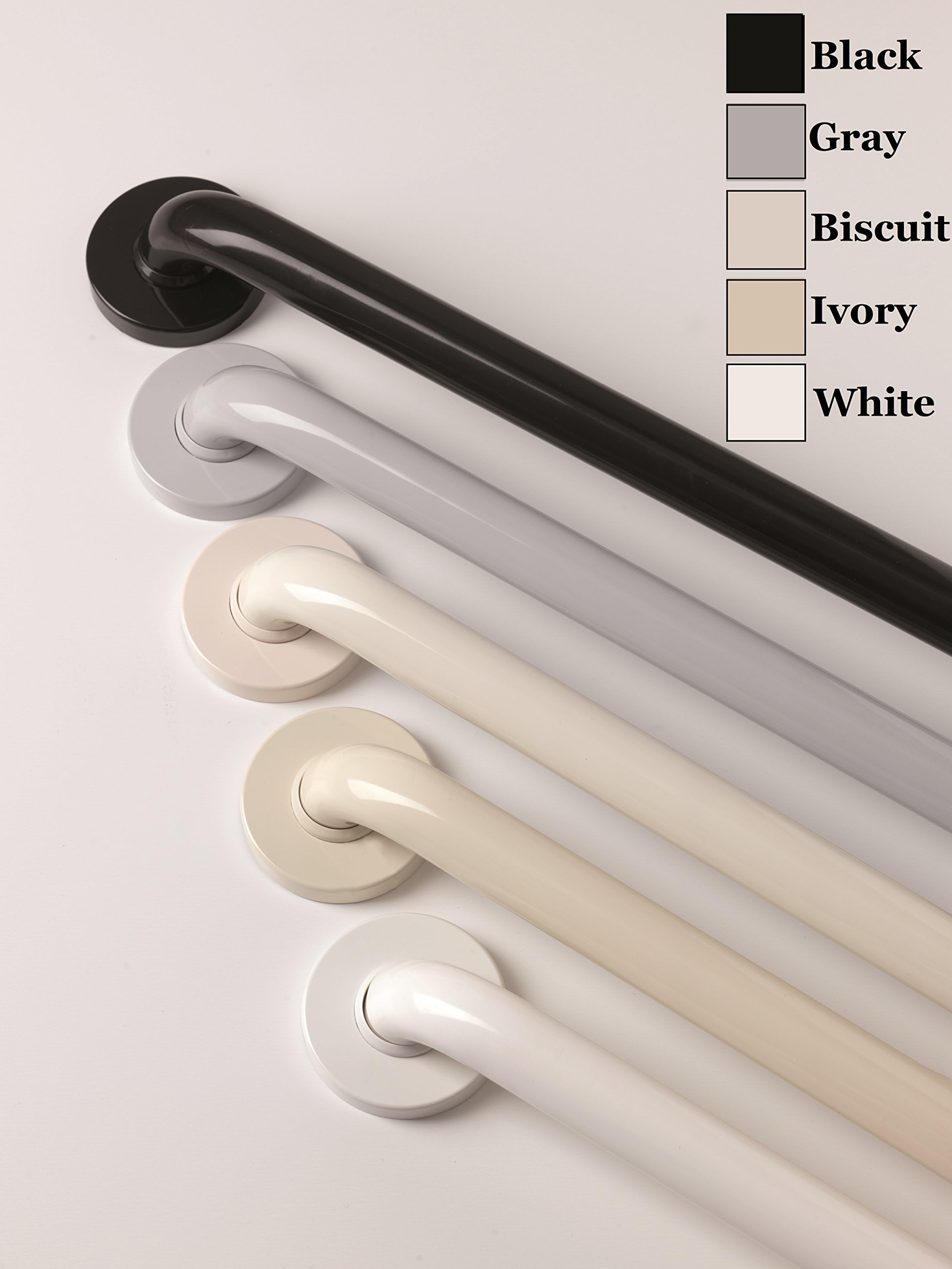 Ponte Giulio | Straight Grab Bar Contractor Series (12", Ivory)
