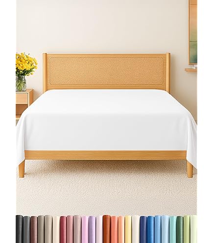 Lilysilk 100% Silk Flat Sheet - California King Size, Ivory, 19 Momme Mulberry Silk