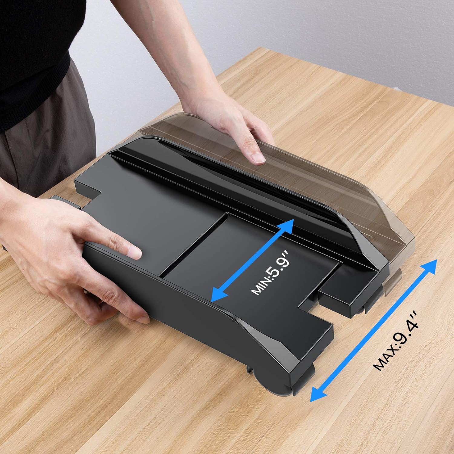 CPU Holder Stand, Mobile Computer Tower Stand with Wheels, Computer Mainframe Bracket, Adjustable PC Holder Cart : Office Products