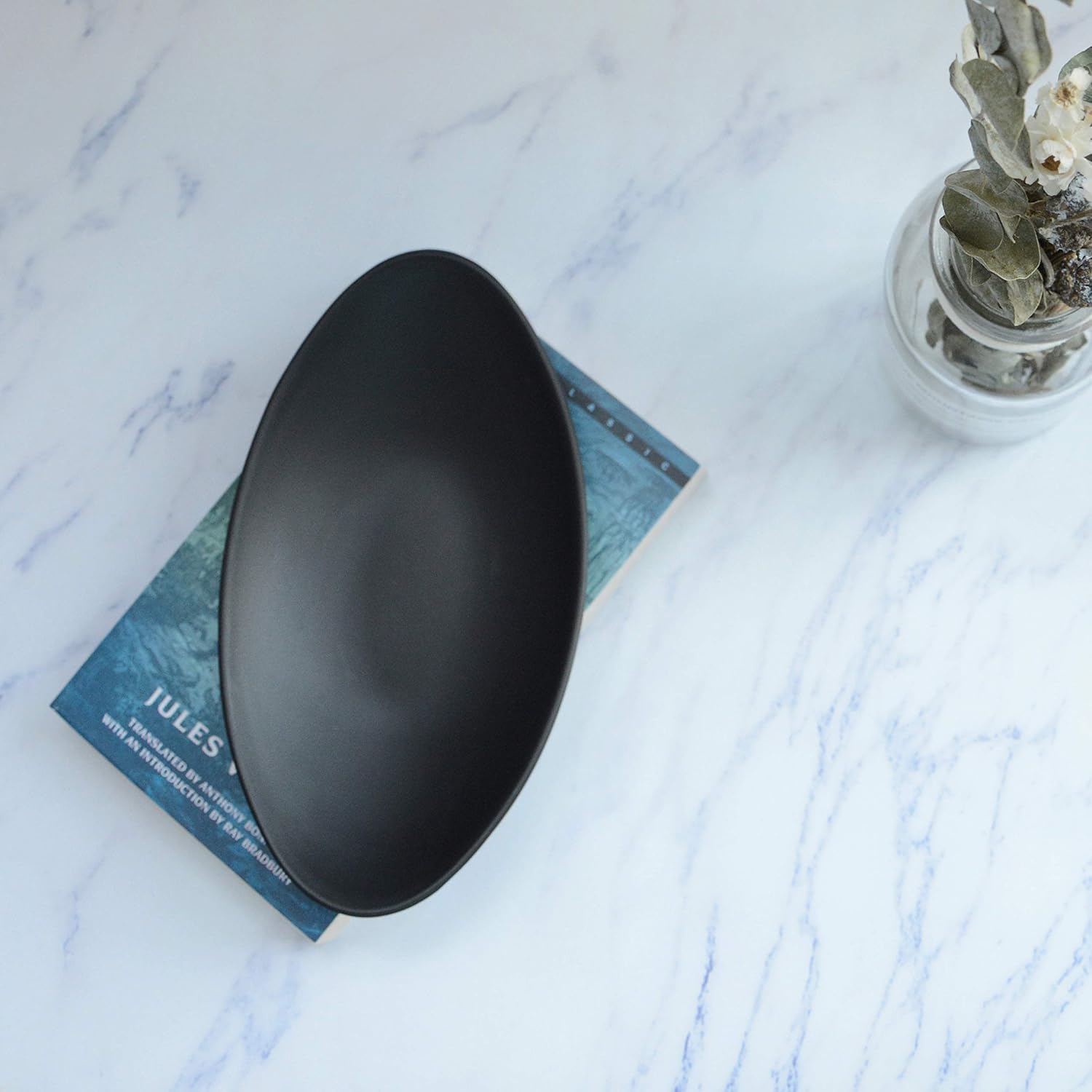 A5 Melamine Jewelry Dish Organizer, Decorative Trinket Dish,Accent Tray for Vanity,Food Safe Dishware (Black, Ship): Home Improvement