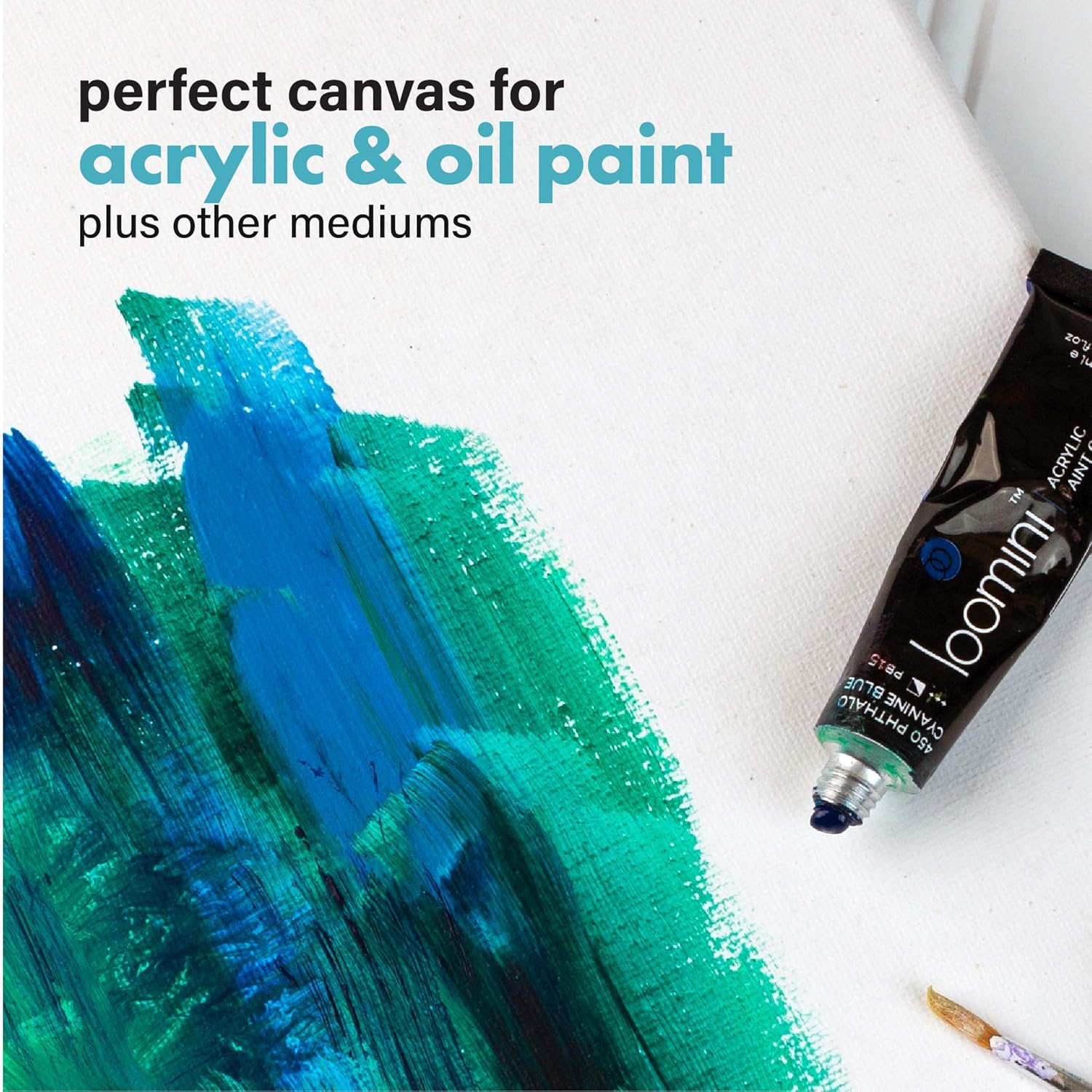 Canvas Boards for Painting | 8x10 / 10 Pack - 5/8 Inch Profile 100% Cotton Pre Primed Stretched Canvas, Art Supplies for Acrylic Paint, Oil Painting