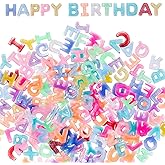 200PCS Letter Nail Art Charms, Candy Color Resin Alphabet Rhinestones Cute Summer Flatback Alphabet Nailfor DIY Craft Nail Supplies, Glitter Design Nail Accessories