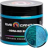 Eye Candy Premium Mica Powder Pigment “Sora-IRO Blue” (50g) Multipurpose DIY Arts and Crafts Additive | Woodworking, Epoxy, Resin, Paint, Soap, Nail Polish, Lip Balm (Sora-IRO Blue, 50G)