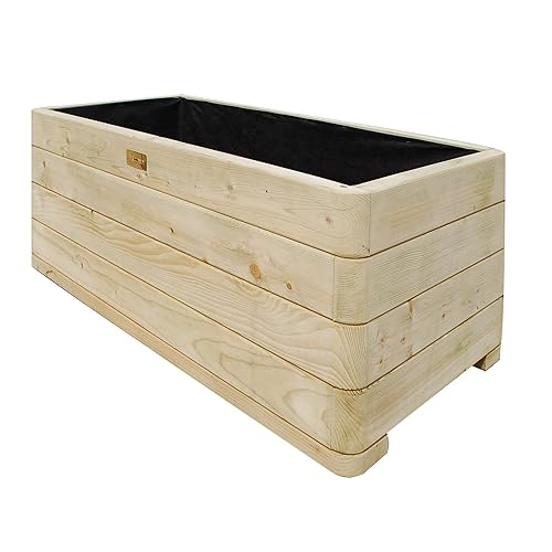 Large Wooden Planters: Amazon.co.uk