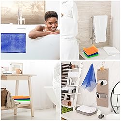 Metene 3 Pieces African Exfoliating Net, Colorful