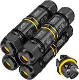 SOMELINE IP68 Waterproof Outdoor Junction Box 2-Way Cable Connector 5-9mm view 1