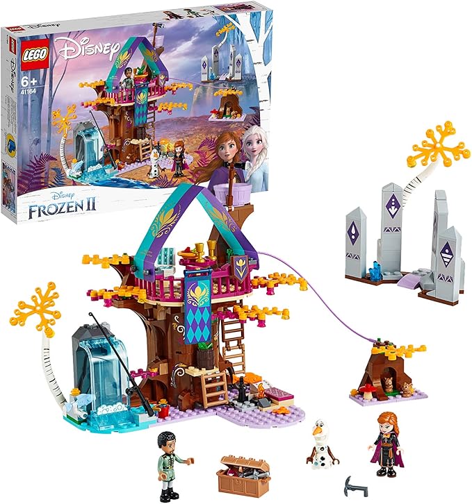 Lego 41164 Disney Frozen Ii Enchanted Treehouse With Princess Anna Olaf And Mattias 2 Bunny Rabits And Fish Animal Figures Forest Adventures Sets For Girls And Boys 6 Years Old Amazon Co Uk Toys