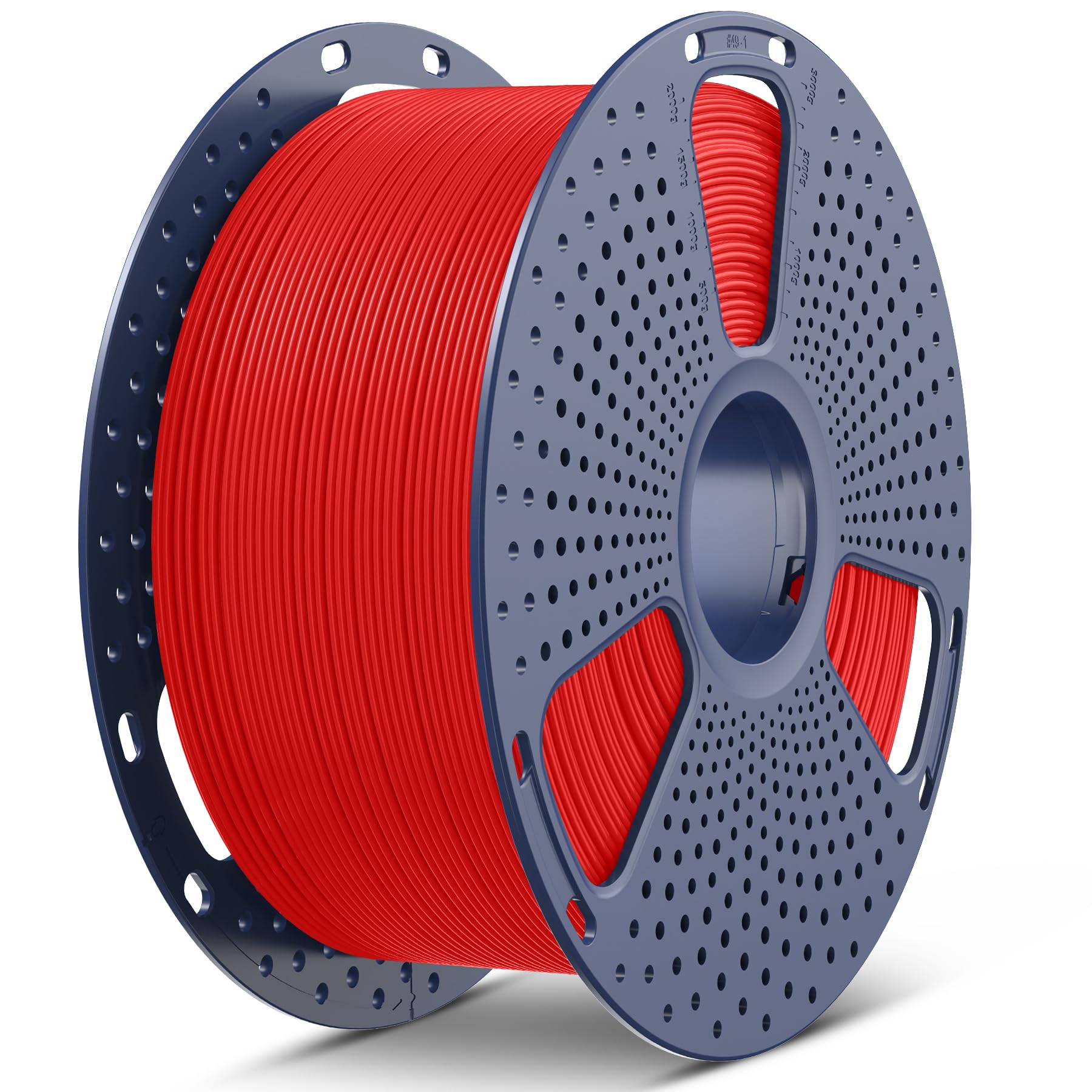 SUNLU Large Spool 3KG PLA Plus Filament, 3D Drucker PLA+ Filament 1.75mm ±0.02 mm, Härter und Stärker, 3kg Spule Rot