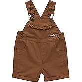 Carhartt Kid's CM9748 Canvas Ruffle Front Shortall - Girls