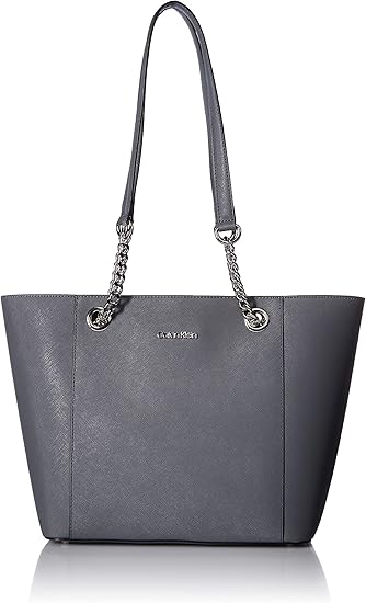 calvin klein hayden saffiano tote