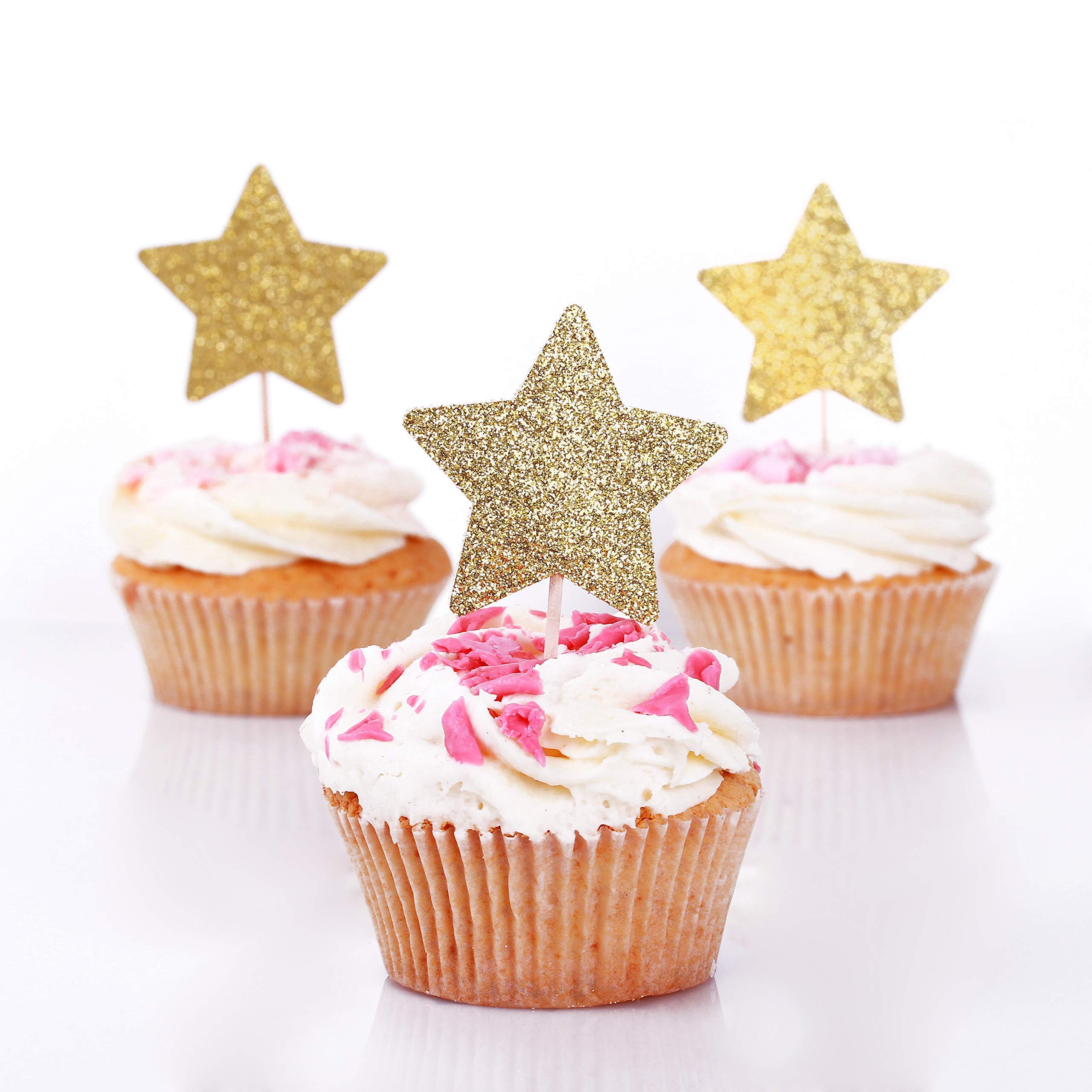 Buy Twinkle Twinkle Party Decorations. Star Cupcake Toppers Birthday