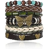 Long tiantian Western Bracelets for Women Boho Leather Wrap Bracelets Turquoise Beaded Bracelet Western Jewelry Outfit Dress for Women