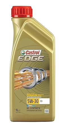 Castrol 52607 Edge Motoröl Titanium FST 5W-30 C3, 1 Liter